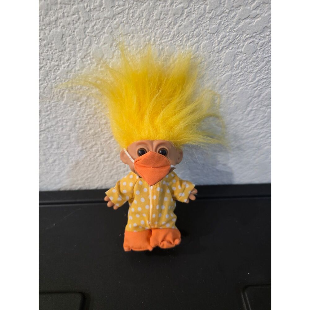 Vintage Russ Berrie Troll Doll 5' Easter Duck Costume